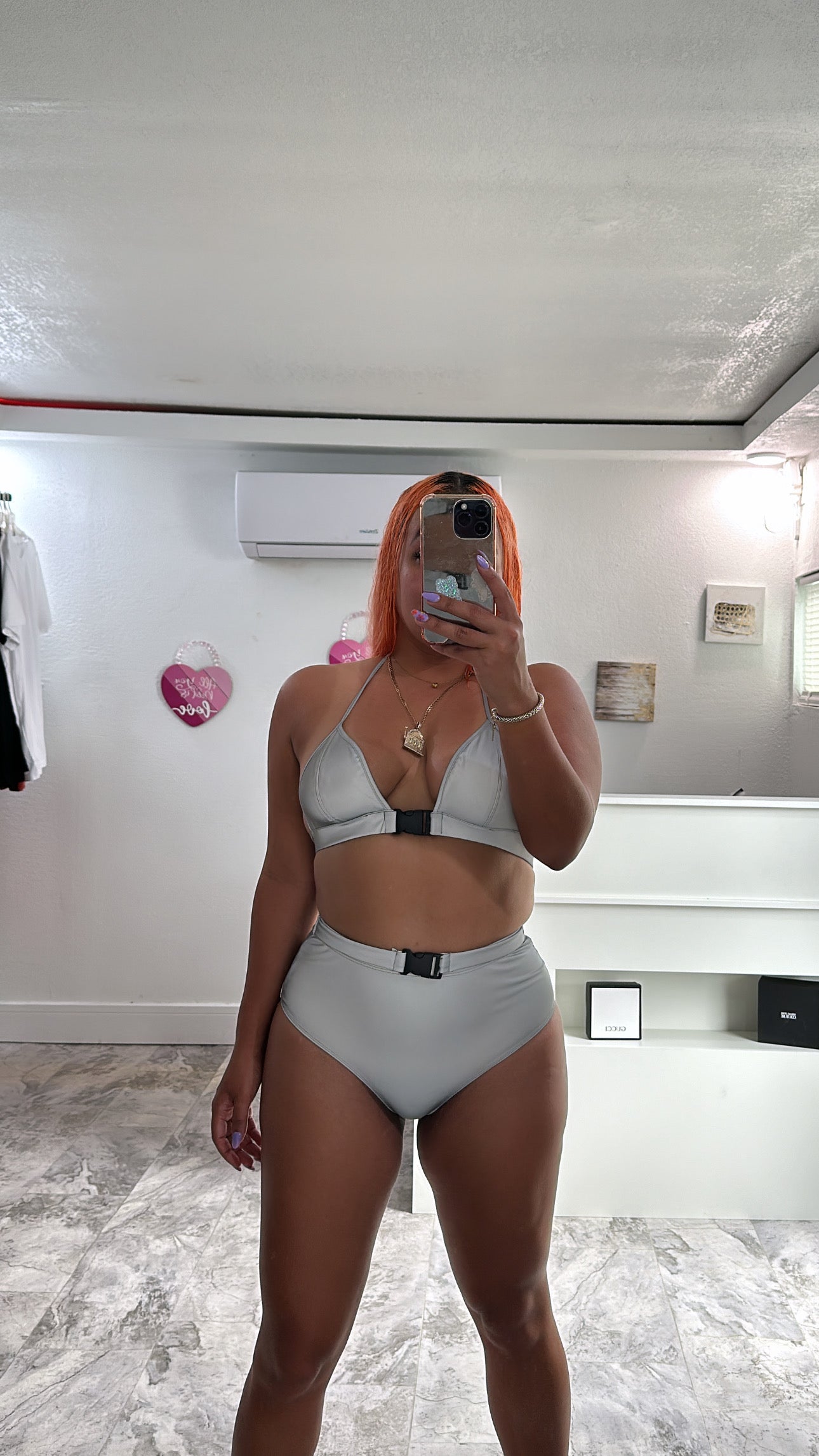 REFLECTIVE BIKINI SET