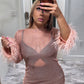 ROSE GOLD COVER UP DRESS