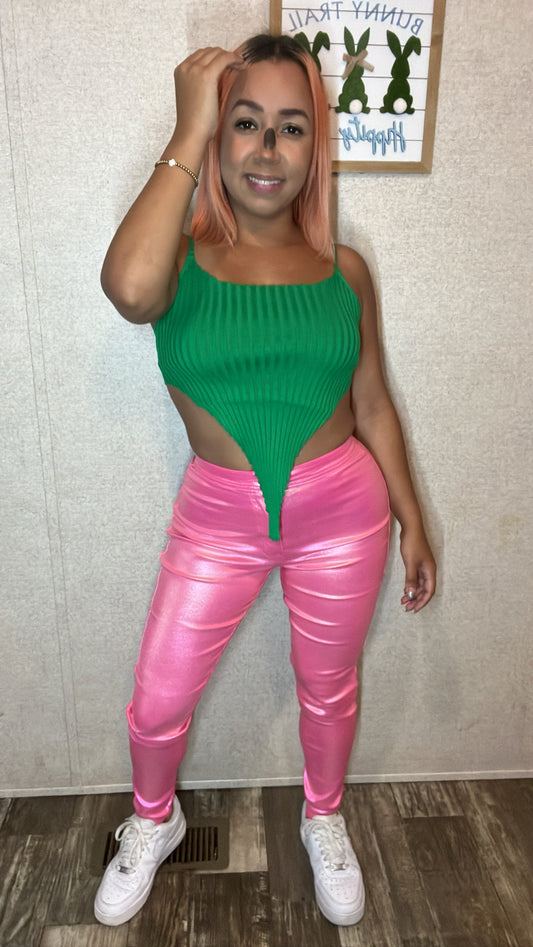 GLITTER PINK PANTS